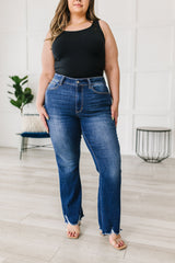 Judy Blue Charity Mid Rise Bootcut Jeans