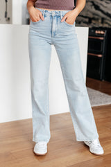 Judy Blue Control Top Vintage Wash Straight Jeans