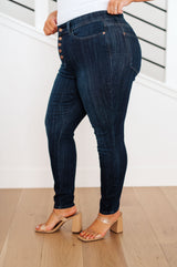 Judy Blue Hand Sanded Resin Skinny Jeans