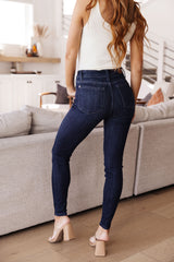 Judy Blue Hand Sanded Resin Skinny Jeans
