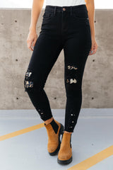 Judy Blue Into The Wild Distressed Skinny Jeans