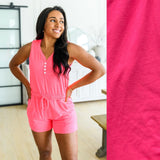 PREORDER: Solid Sleeveless Pajama Set in Assorted Colors
