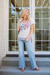 Country Flower Blouse