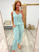 Relaxing Weekend Sleeveless Jumpsuit in 2 colors