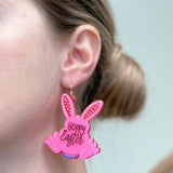 PREORDER: Hoppy Easter Bunny Dangle Earrings