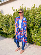 PREORDER: Leaf Print Kimono in Two Colors