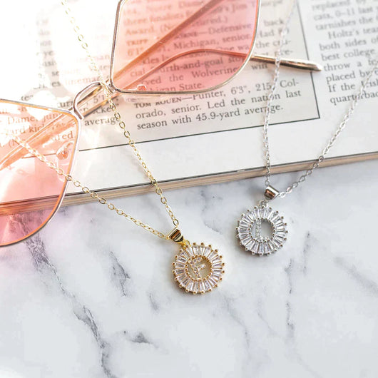 PREORDER: Mini Radiant Initial Necklace