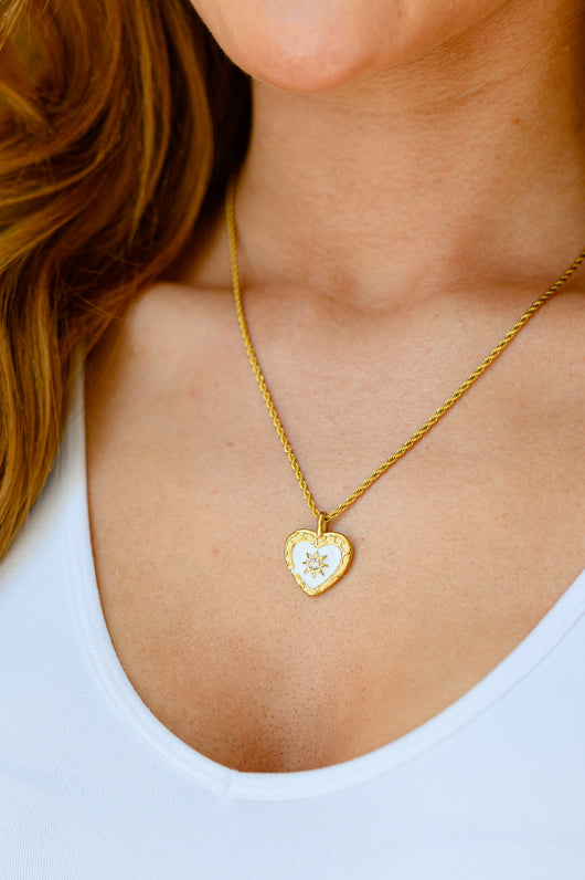 Sacred Heart Pendant Necklace