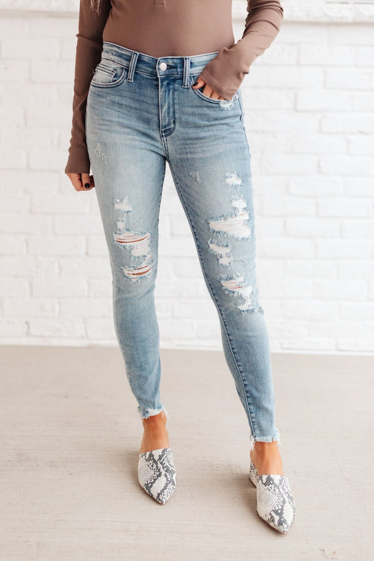 Judy Blue Washed Winter Skies Jeans